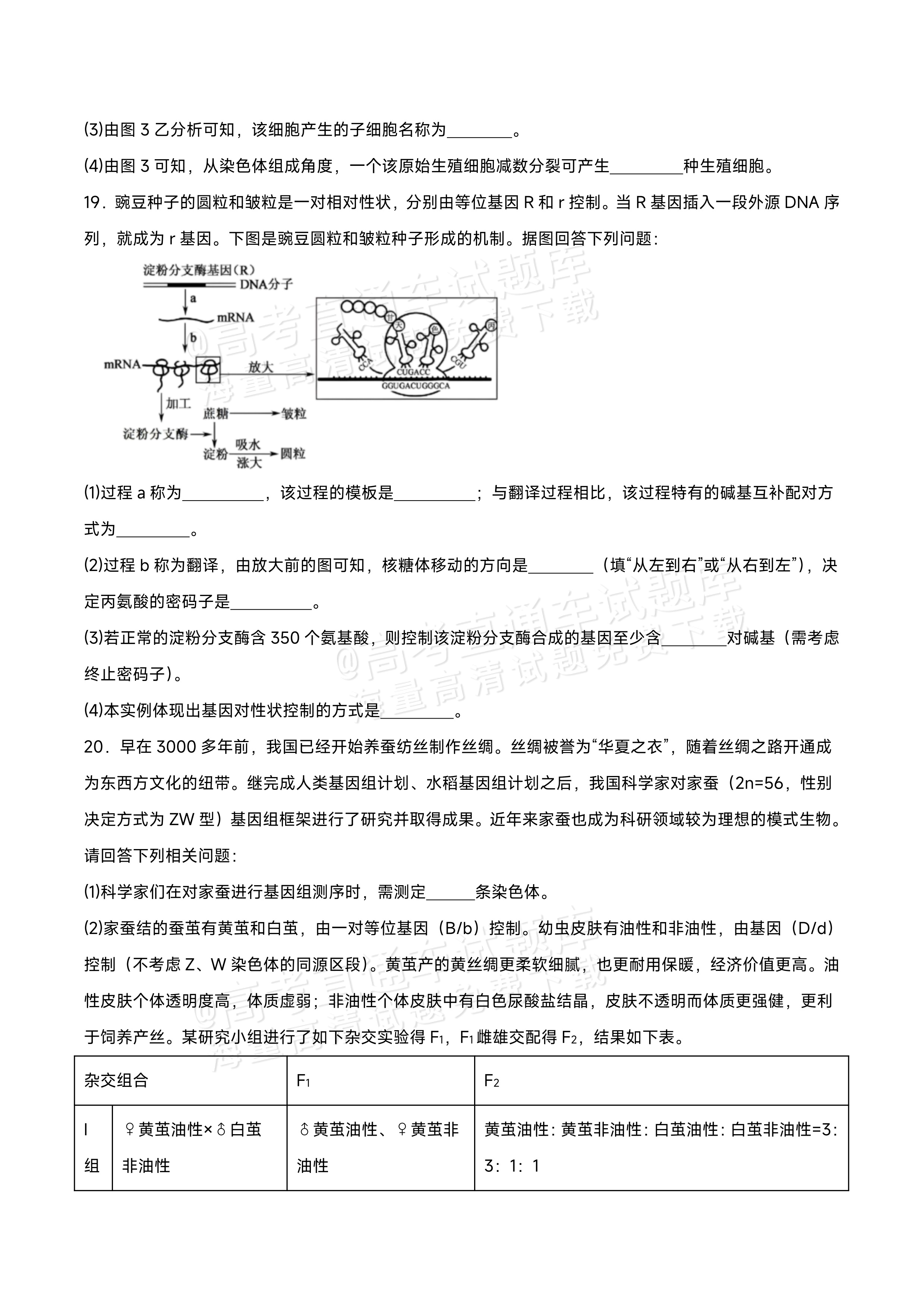 2026江西宜春丰城第九中学高二上学期开学考生物试题及参考答案 第7页
