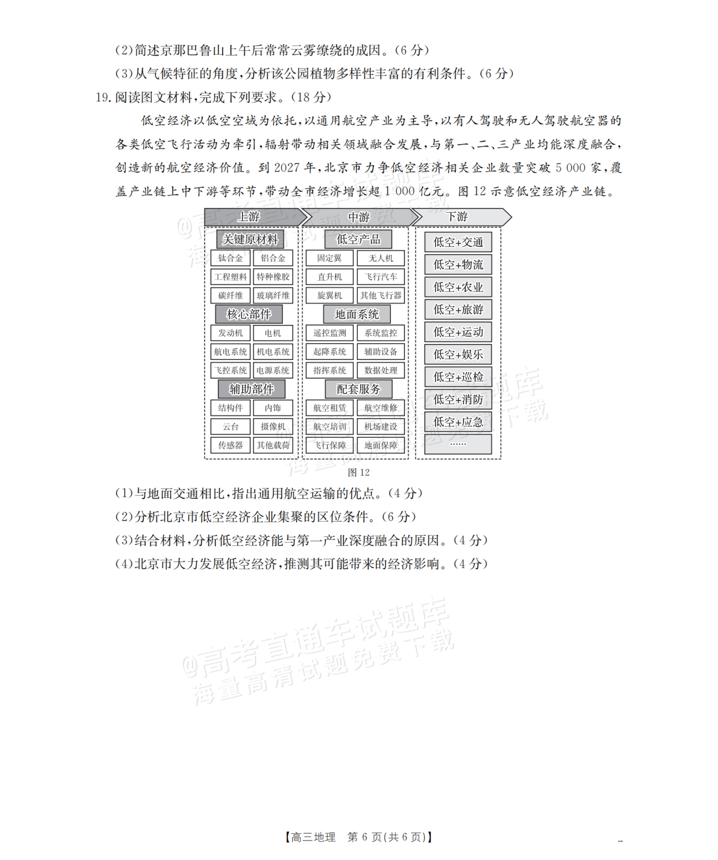 2026江西高三9.24联考地理试题及参考答案 第6页
