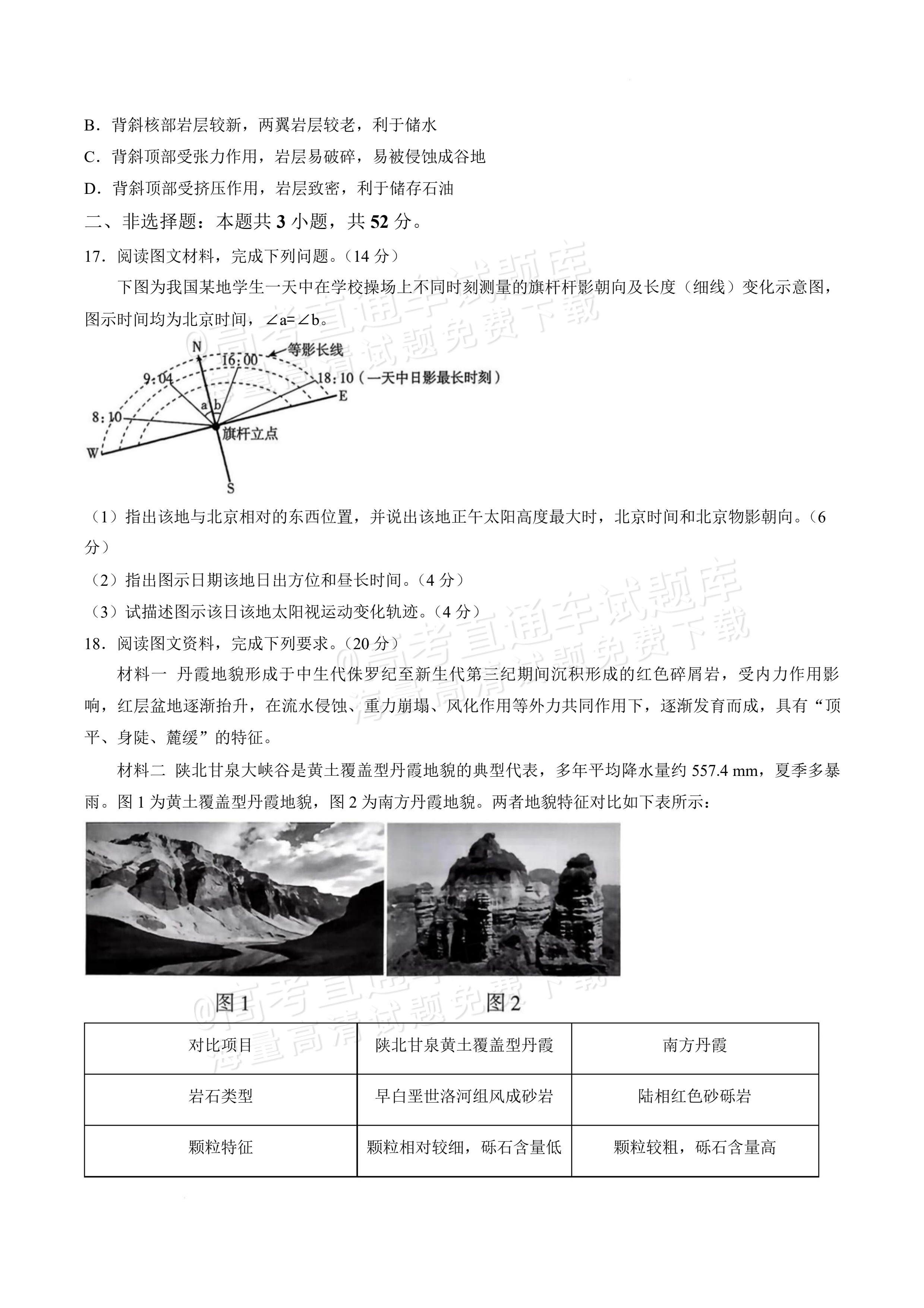 2027河南省新乡市部分学校高二上9月阶段检测地理试题及参考答案 第5页