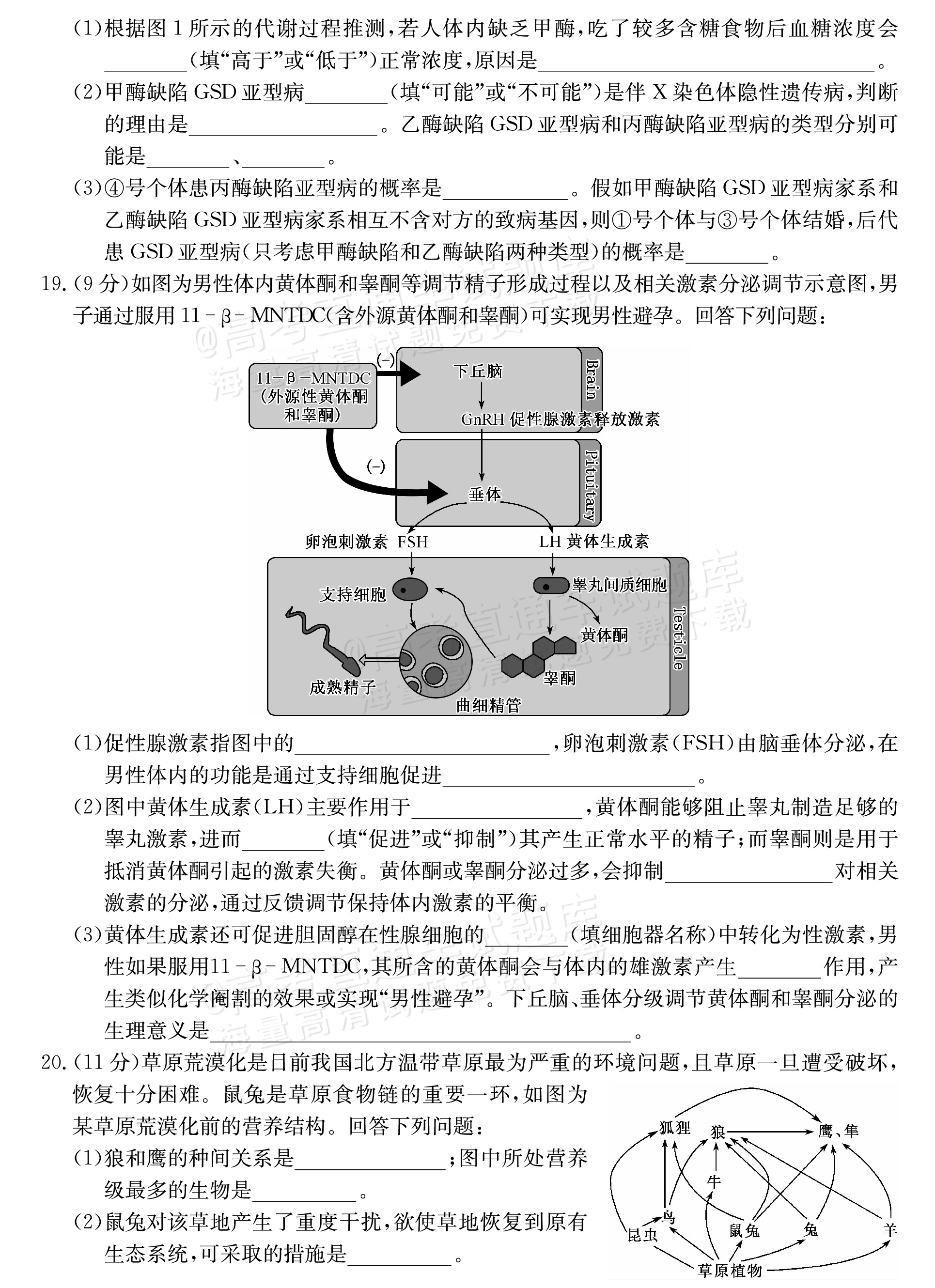 2025山西三晋名校联盟全省高三期末质量检测（25-L-510C）生物试题及参考答案 第5页
