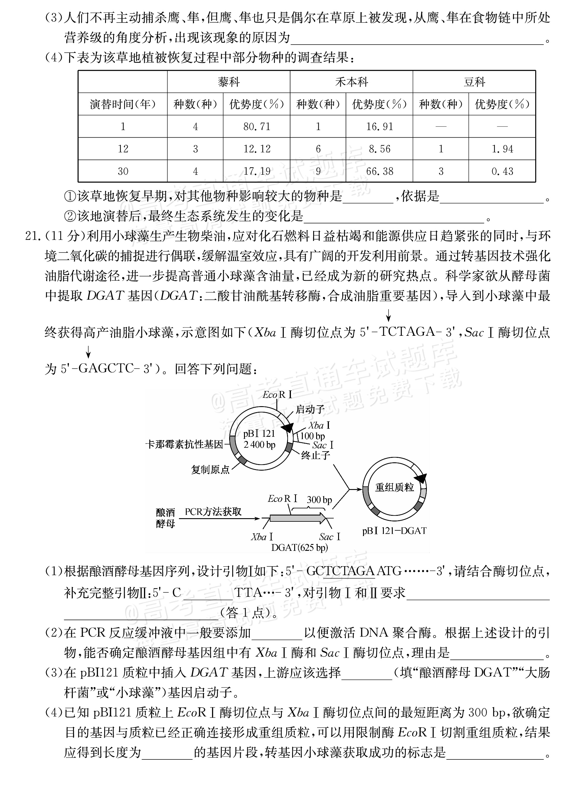 2025山西三晋名校联盟全省高三期末质量检测（25-L-510C）生物试题及参考答案 第6页
