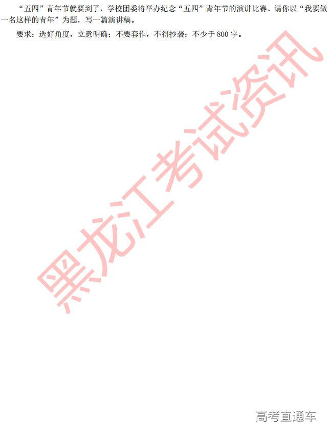 2019大庆实验中学得分训练（二）语文试题及参考答案 第10页