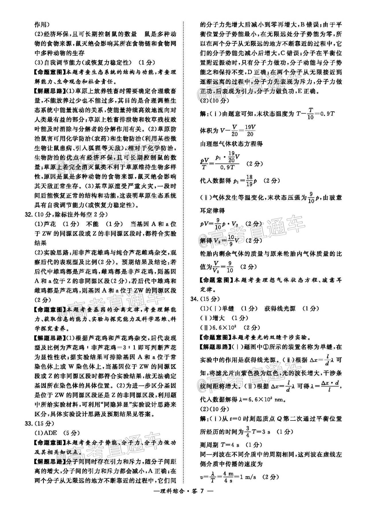 1620877464703783.jpg 2021吕梁三模理综试题及参考答案 第15页