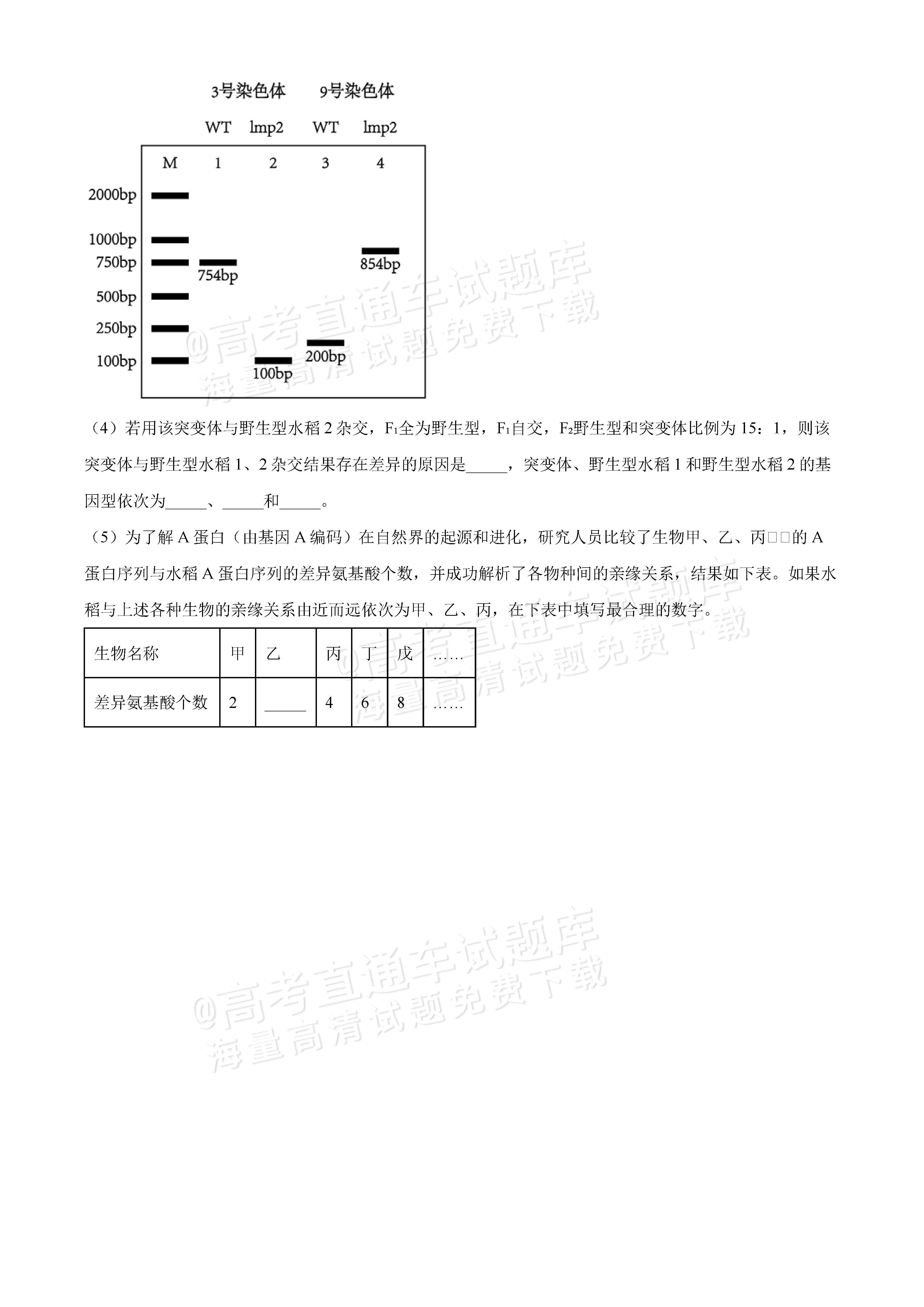 1706513044423296.jpg 2024九省联考江西卷【全国新高考适应性考试(七省联考)】生物试题及参考答案 第9页